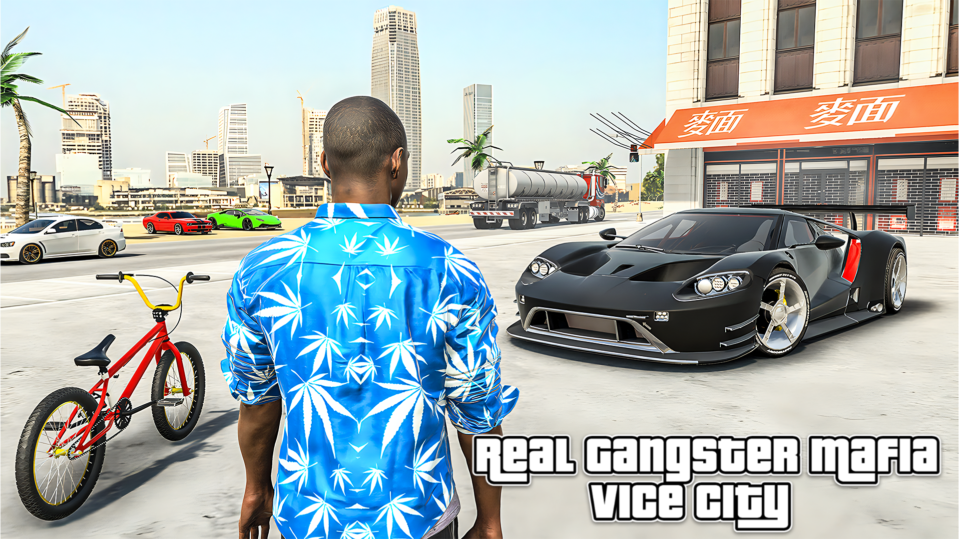 Real Gangster Crime Vice City Game Screenshot