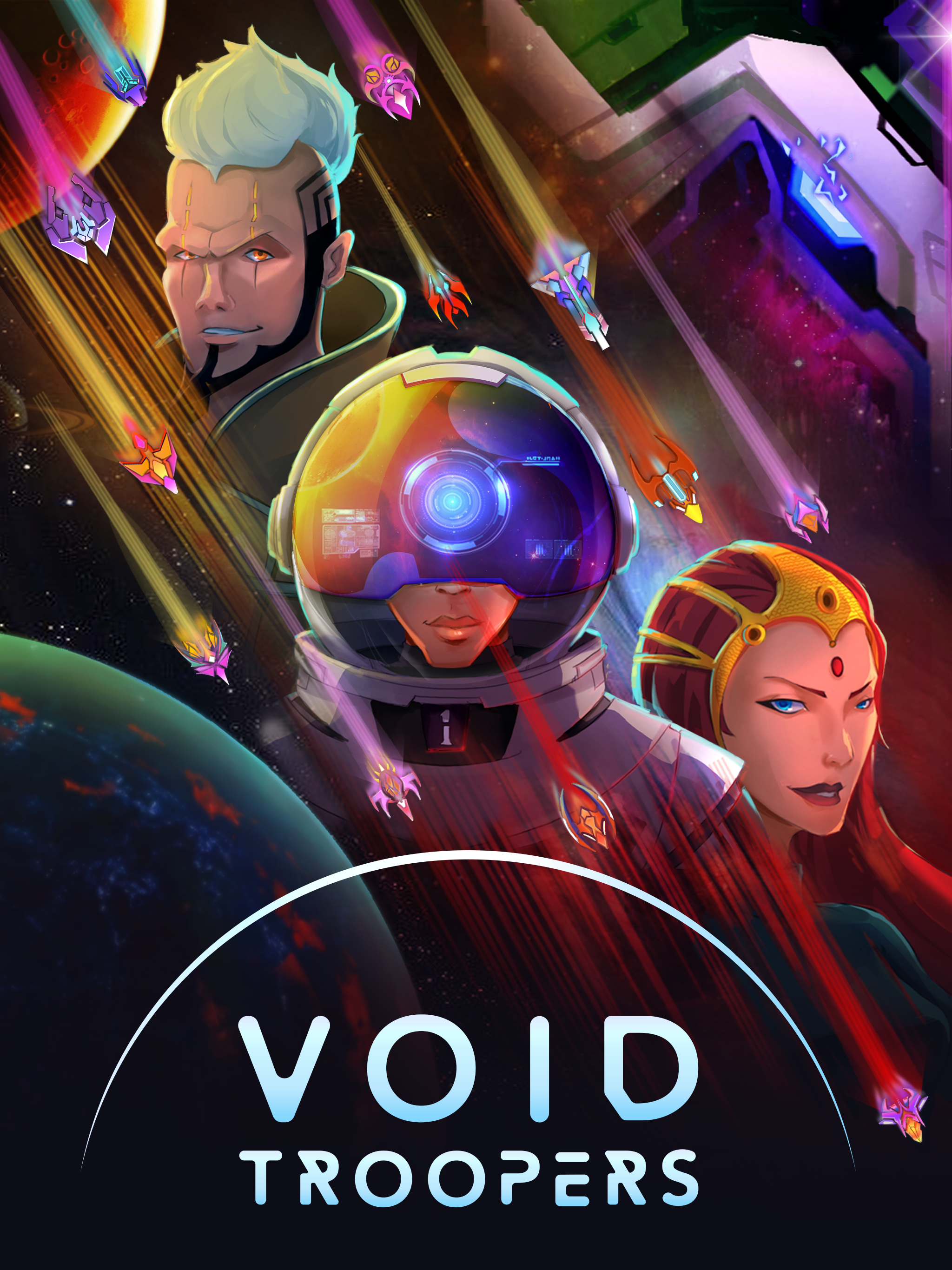Void Troopers : Sci-fi Tapper Game Screenshot