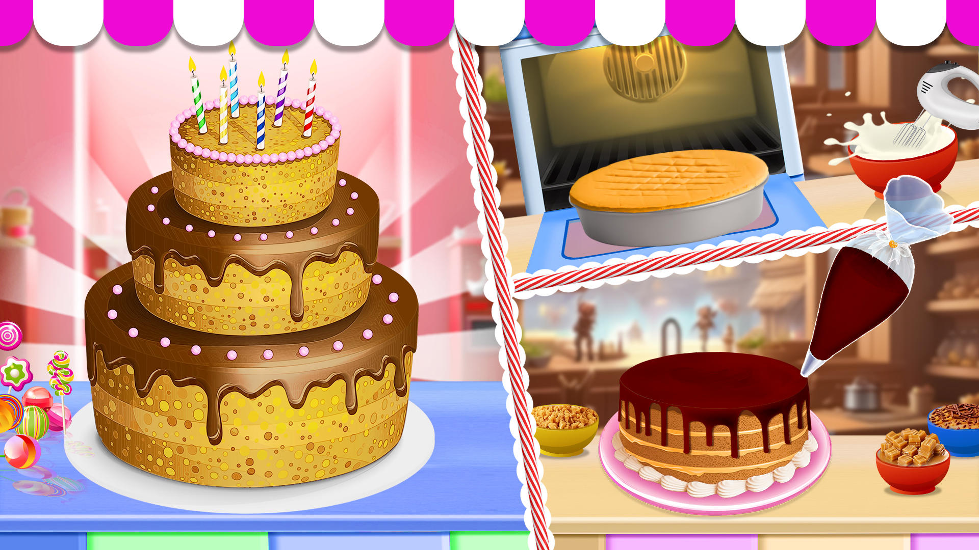 Faça um bolo - Jogos Culinária APK - Baixar app grátis para Android