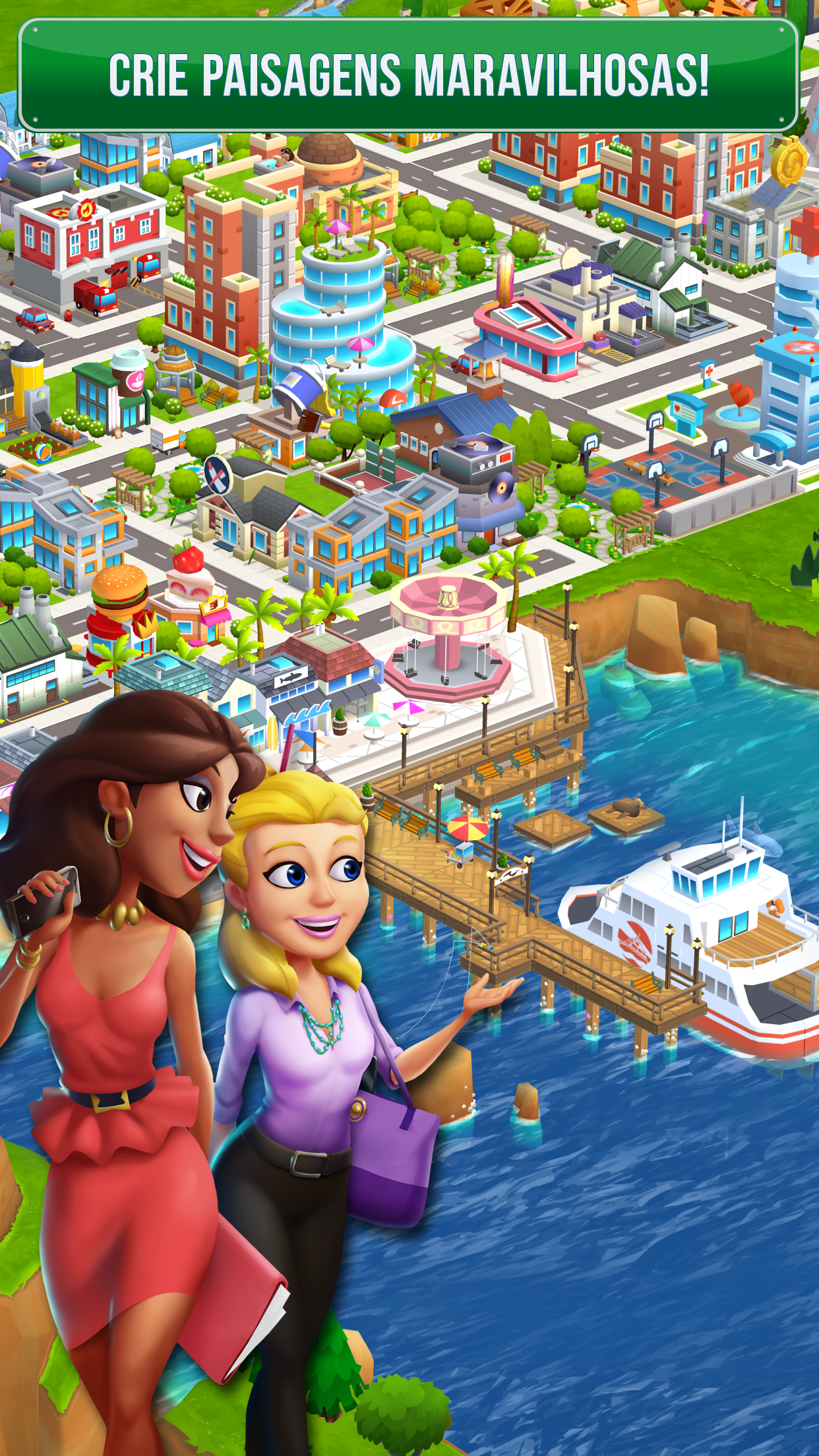 Captura de Tela do Jogo Dream City: Metropolis