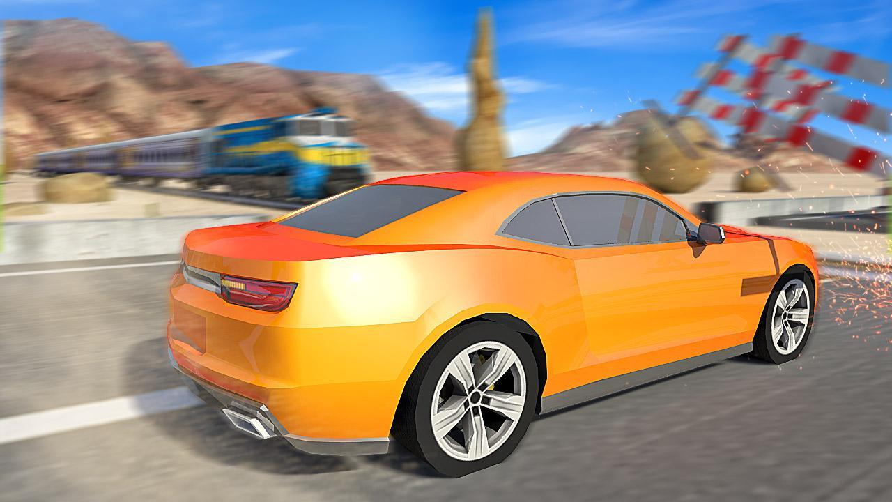 Trains vs. Cars Game Screenshot