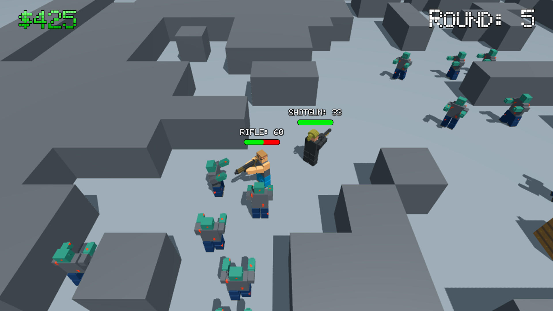 Box Zombies Game Screenshot