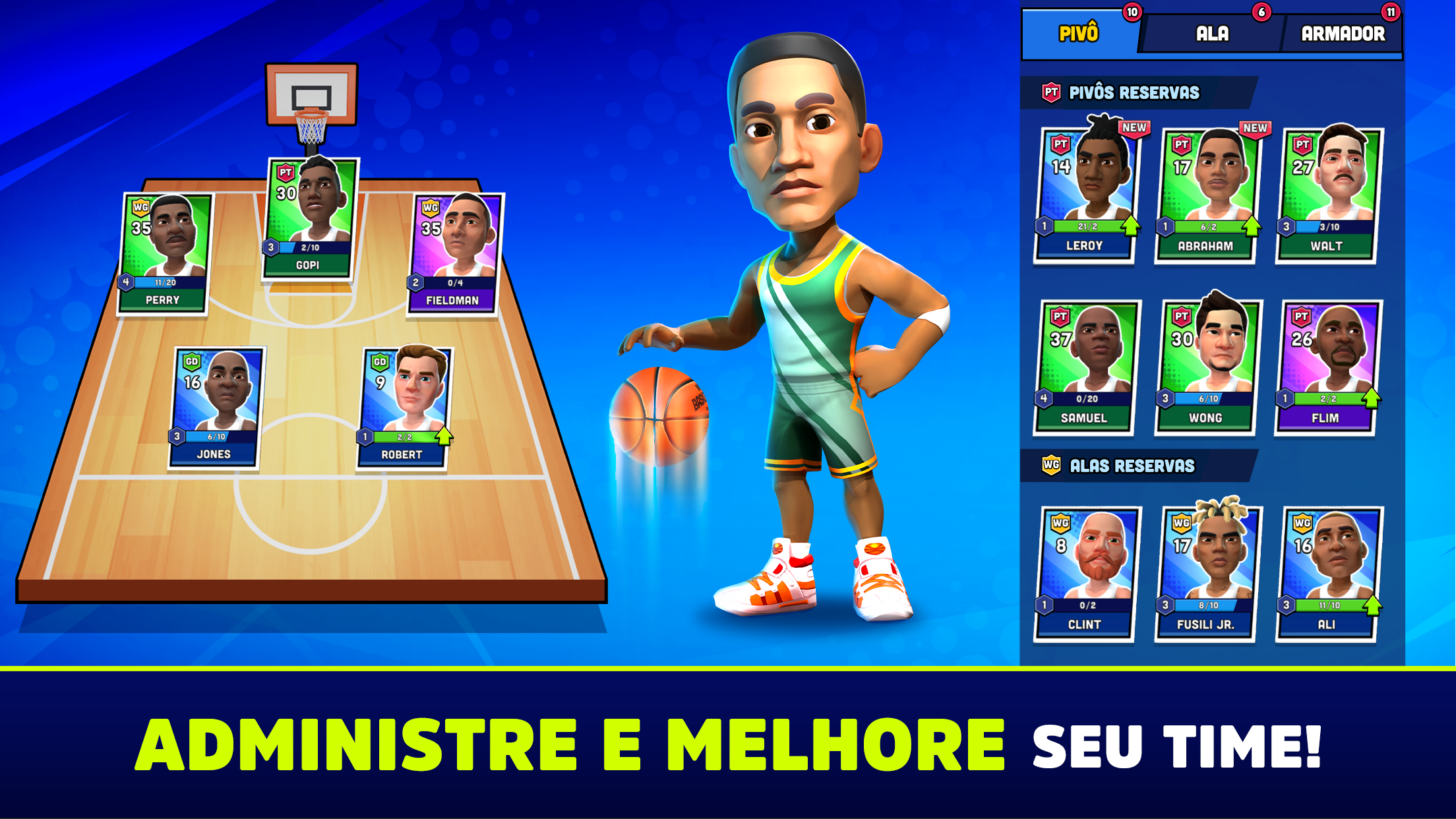 Captura de Tela do Jogo Mini Basketball
