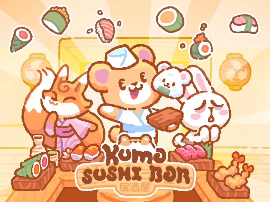 Kuma Sushi Bar - Cute Idle Sim screenshot game