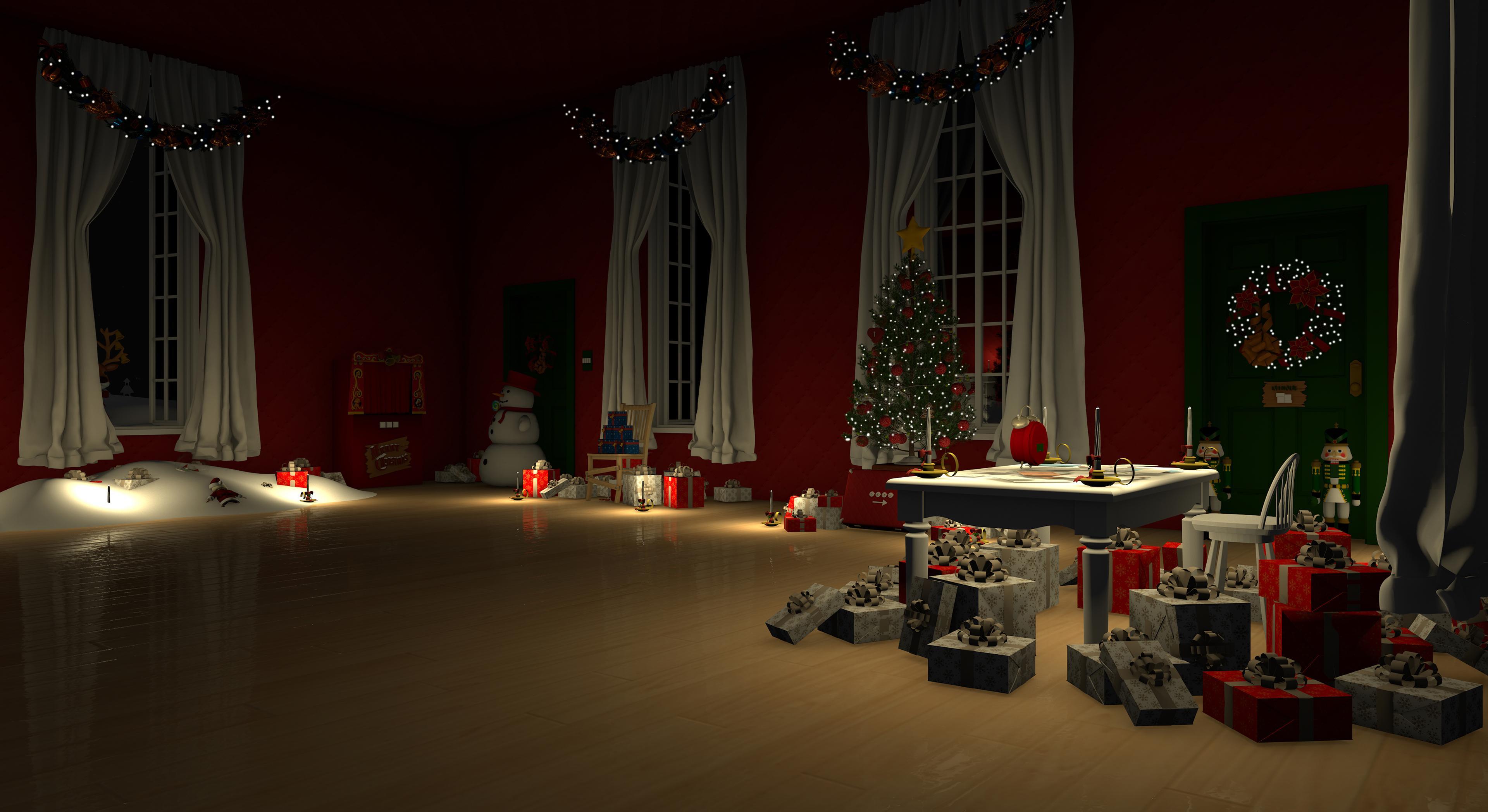 Screenshot 1 of Trò chơi trốn thoát: Giáng sinh vui vẻ 2.22.2.0