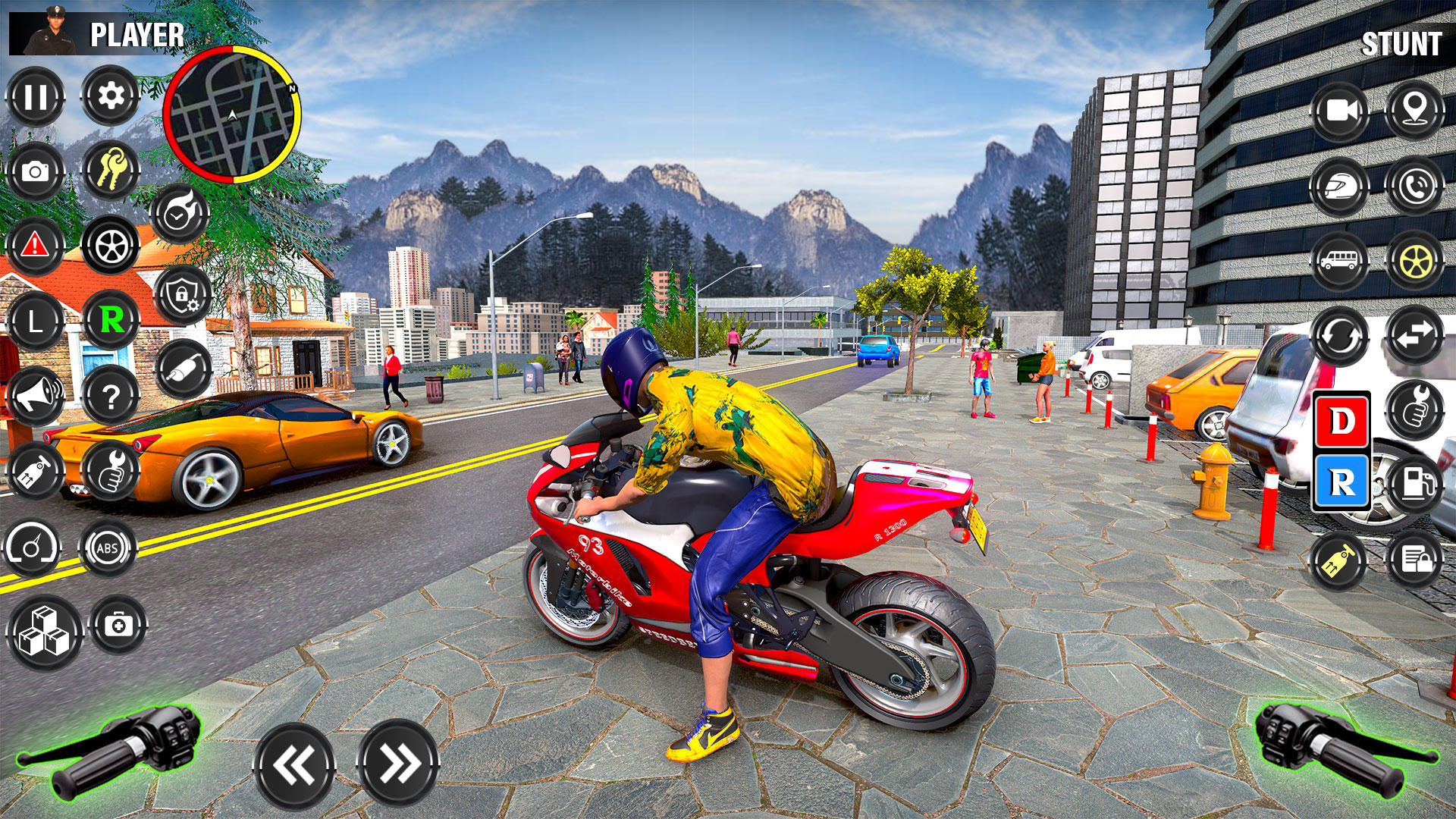 Скриншот игры Heavy Bike Racing Motor Tour