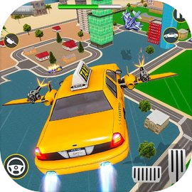 Jogo de robô de táxi voador versão móvel andróide iOS apk baixar  gratuitamente-TapTap