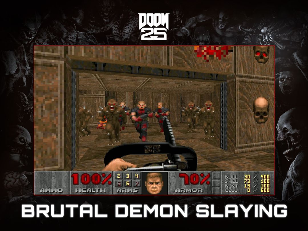 DOOM ภาพหน้าจอเกม