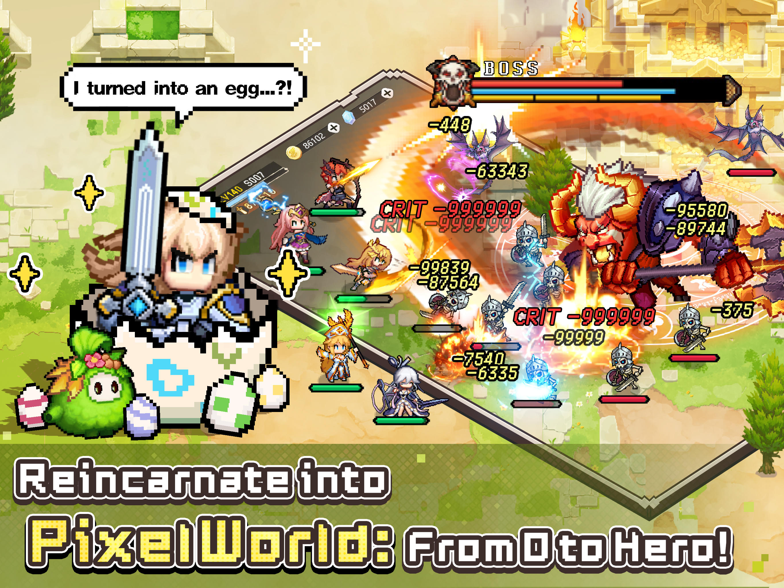 Screenshot of Zero to Hero- Pixel Saga（CBT）