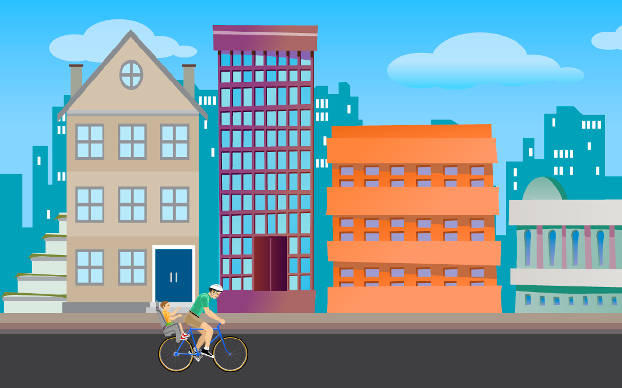Happy Neighbor Wheels Game Screenshot