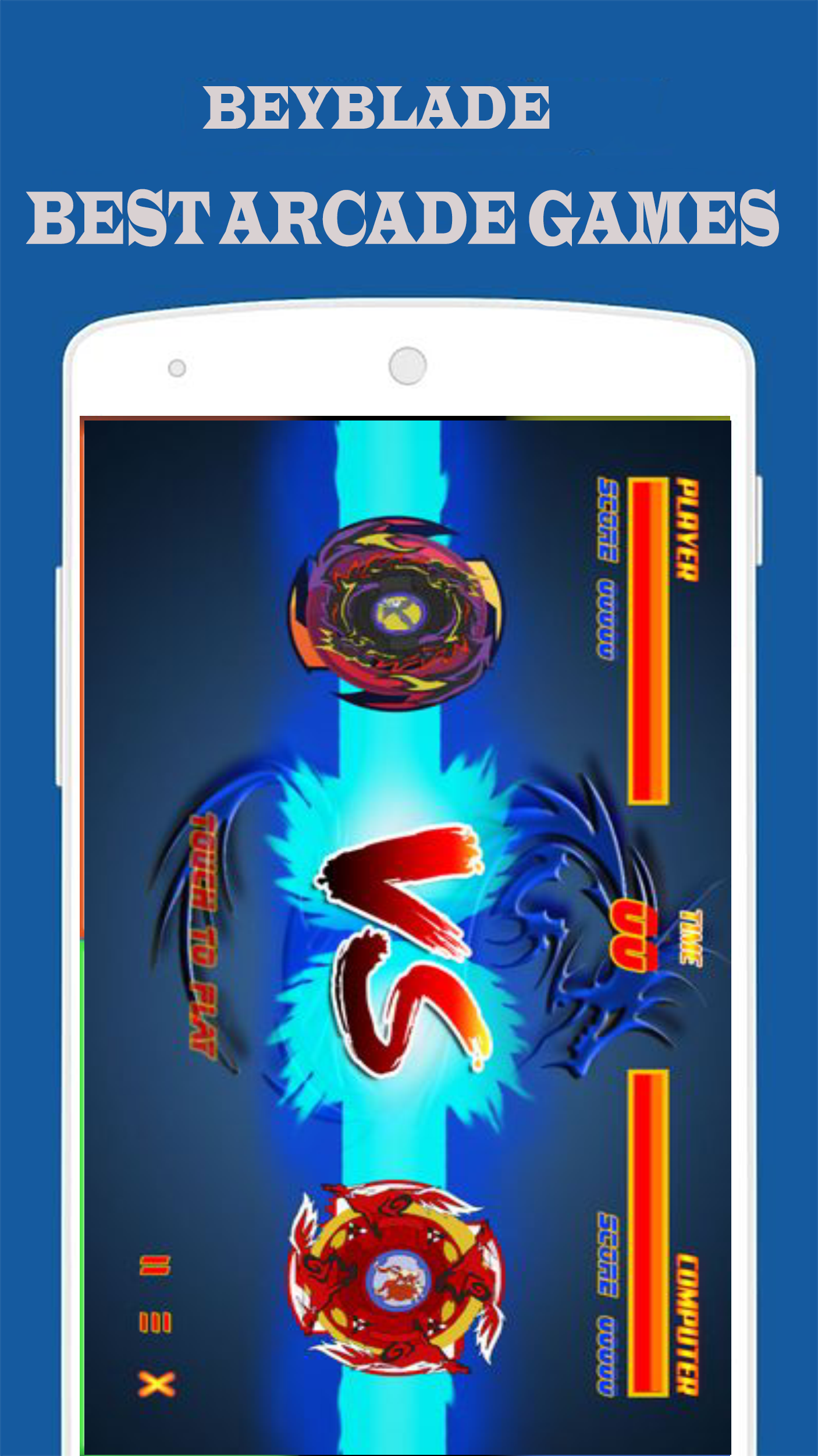 Spin Beyblader Game Screenshot