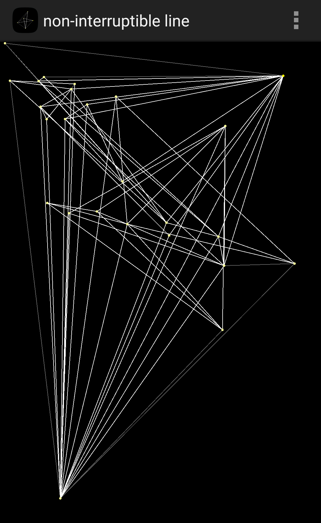 non-interruptible line ゲームのスクリーンショット