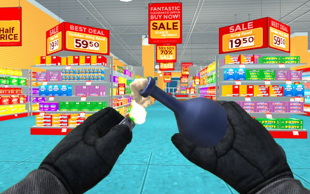Destroy Office- Smash Market 게임 스크린 샷