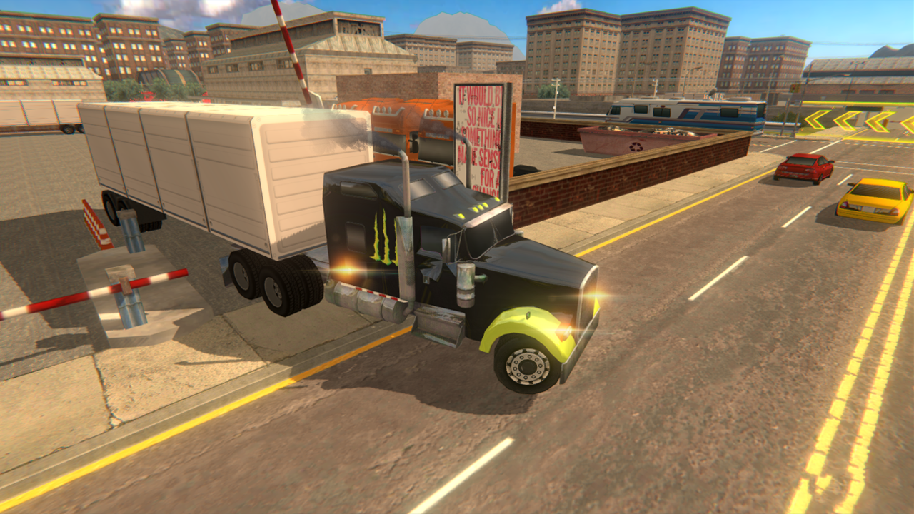 Screenshot 1 of Truck Simulator 2020 Mengendarai truk sungguhan 