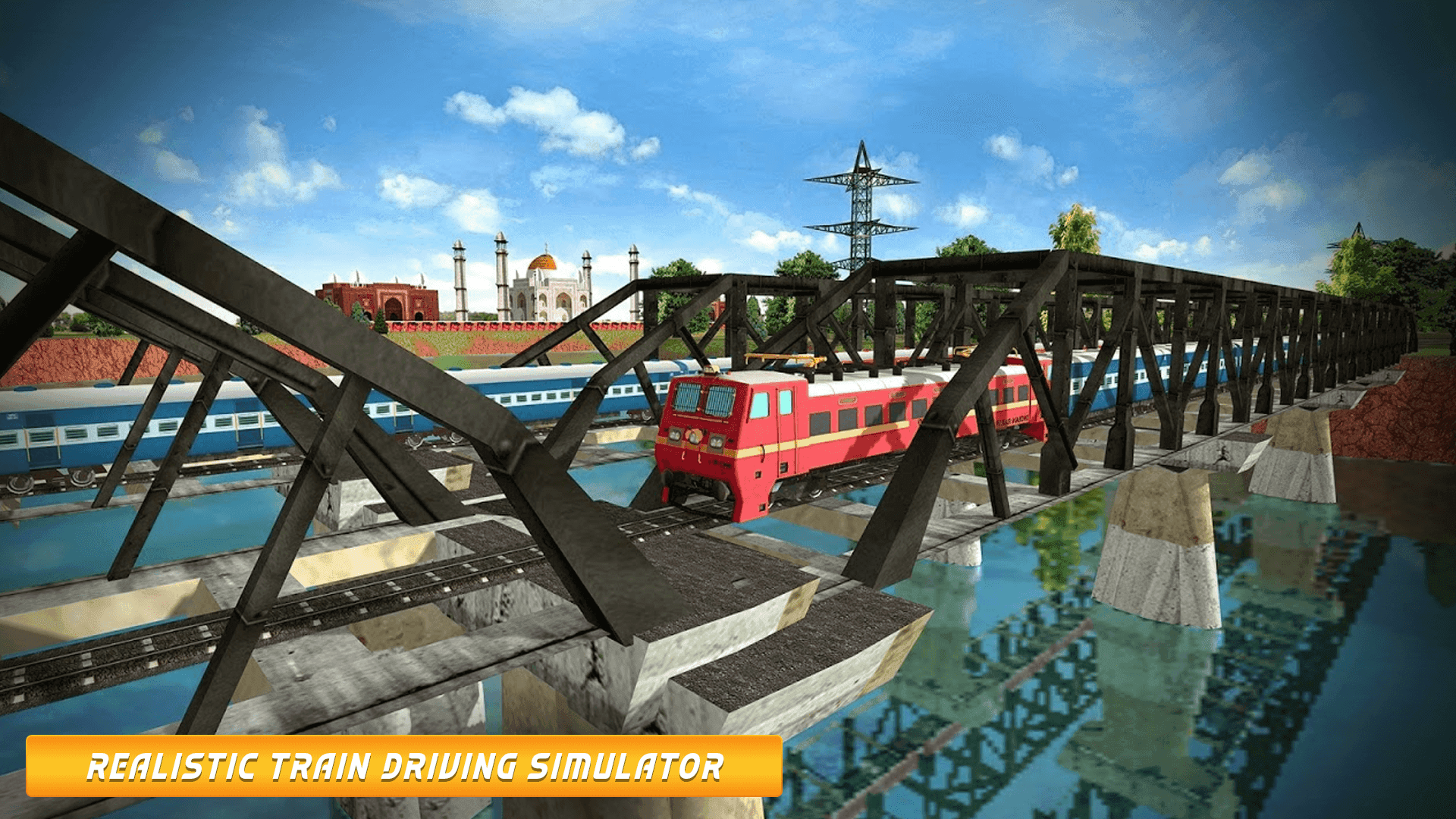 India Rail Sim: 3D Train Game 게임 스크린 샷