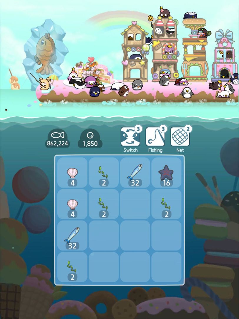 2048企鹅岛 screenshot game