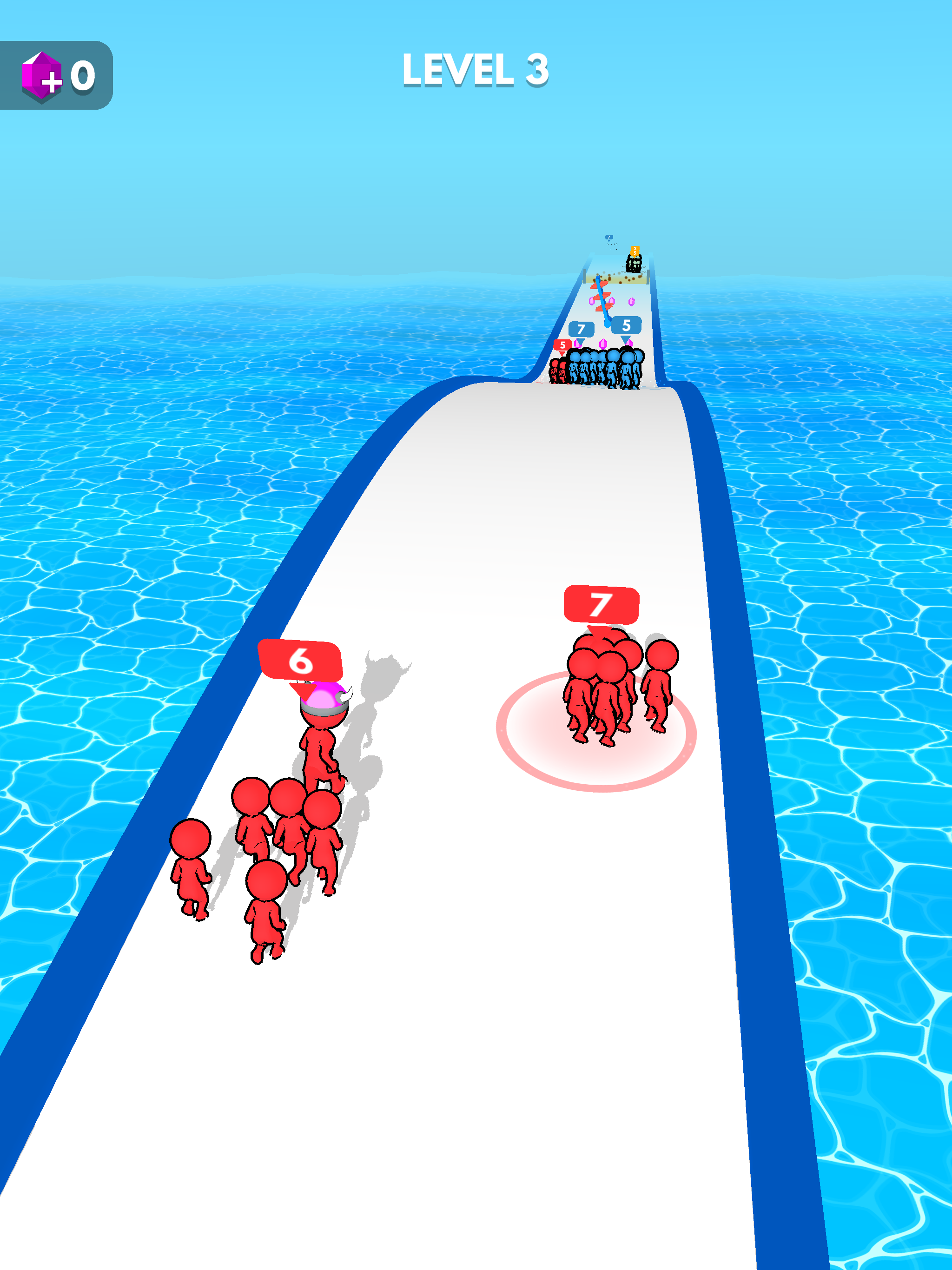 Crowd Battle 3D Game Screenshot
