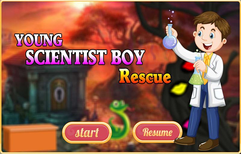 Screenshot of Best Escape Games 253 Young Scientist Boy Rescue