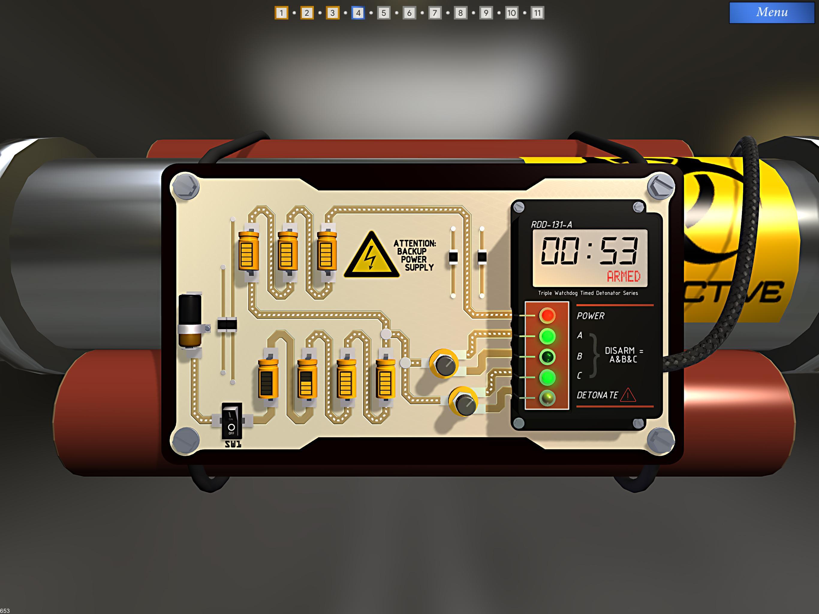 Captura de Tela do Jogo Bomb Squad Academy