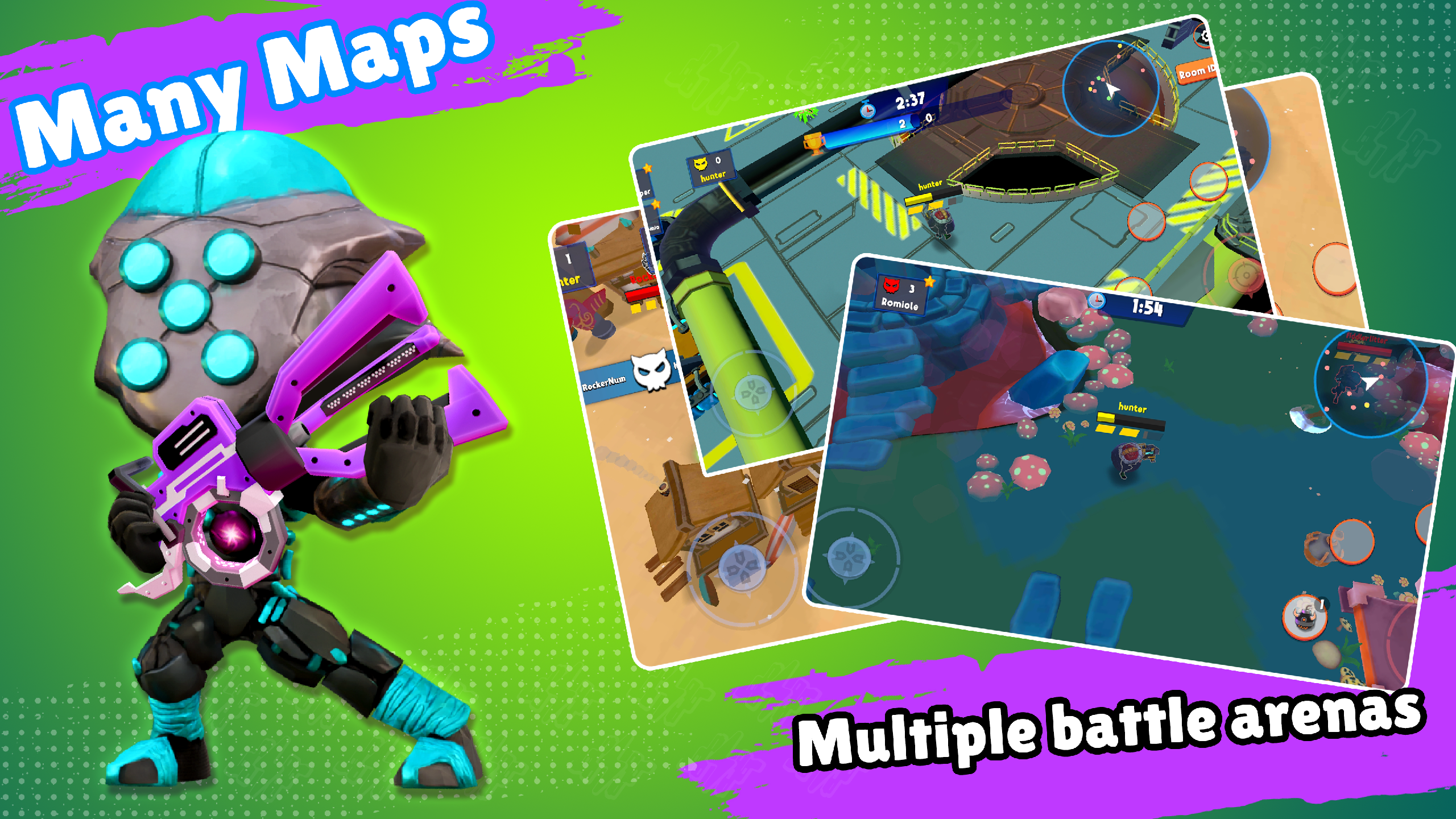 Screenshot 2 of Gaxos: Brawl Bots 