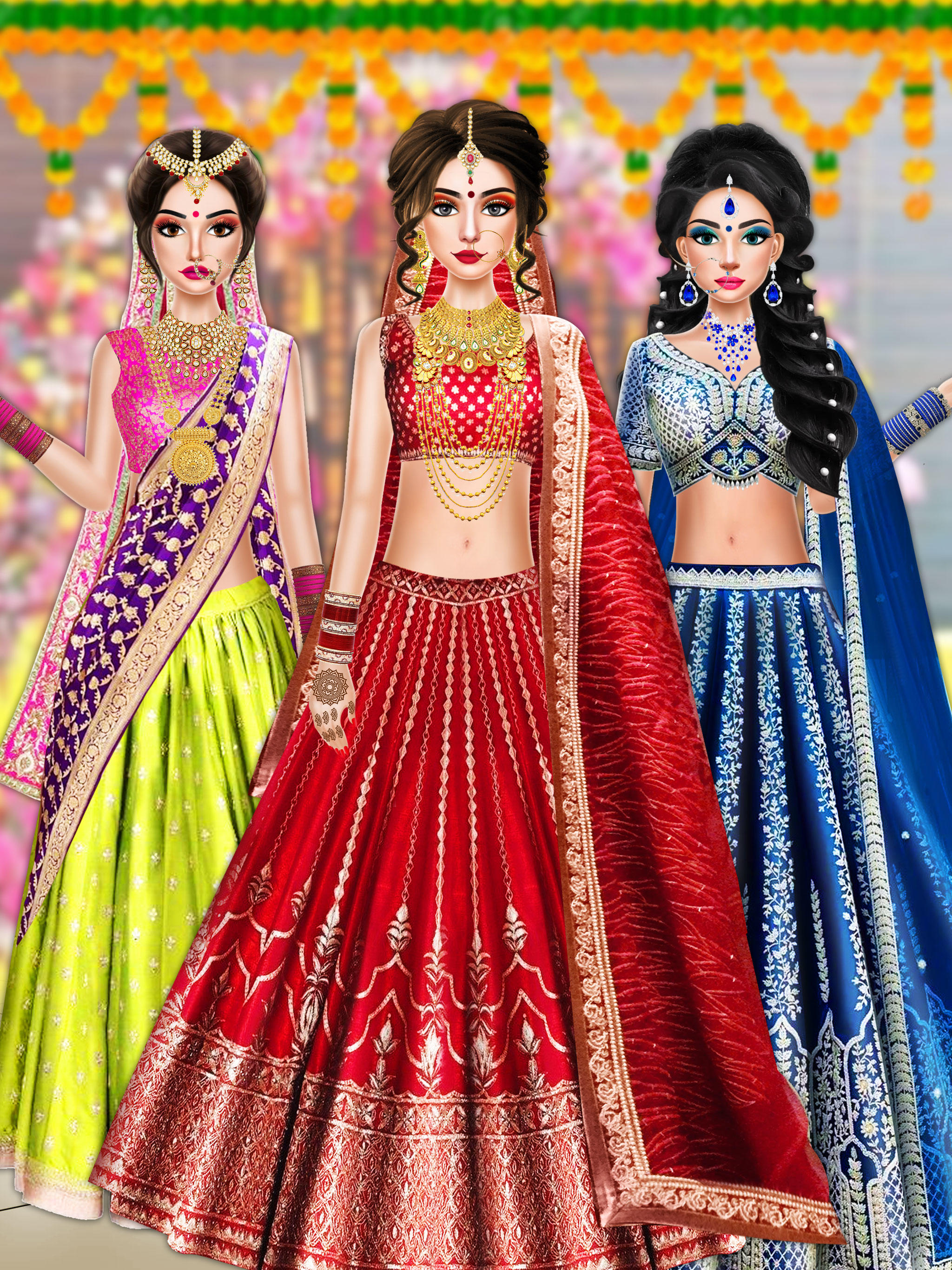 Download Indian Dress Up Wedding Games on PC (Emulator) - LDPlayer