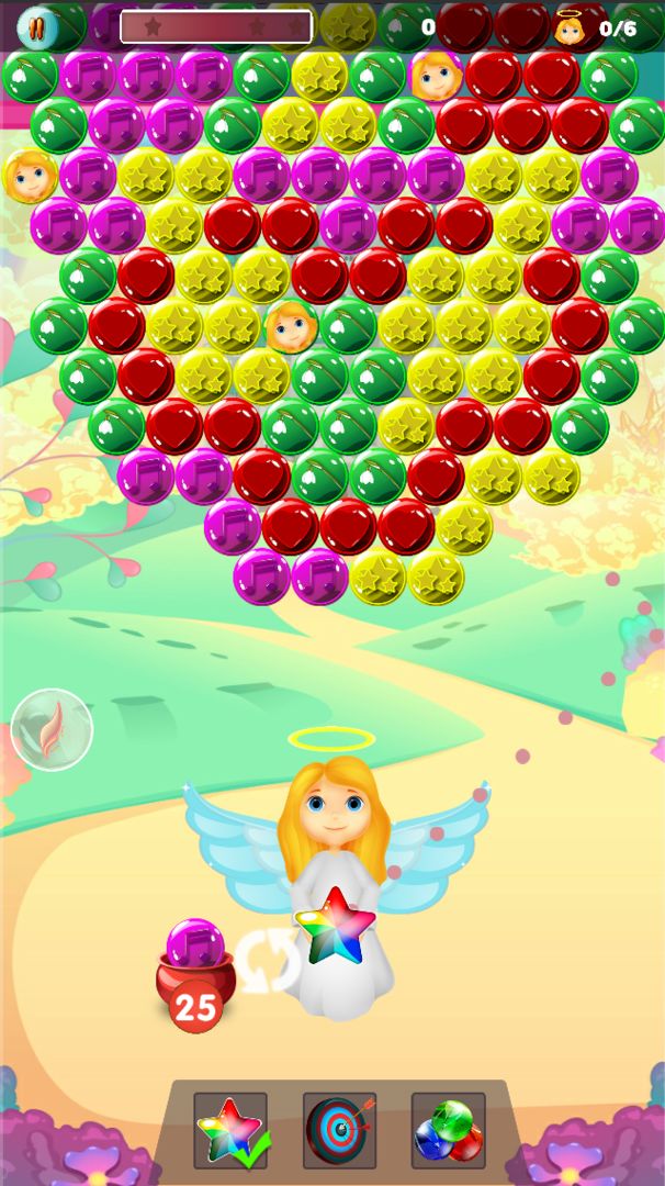 Bubble Shooter Angel screenshot game