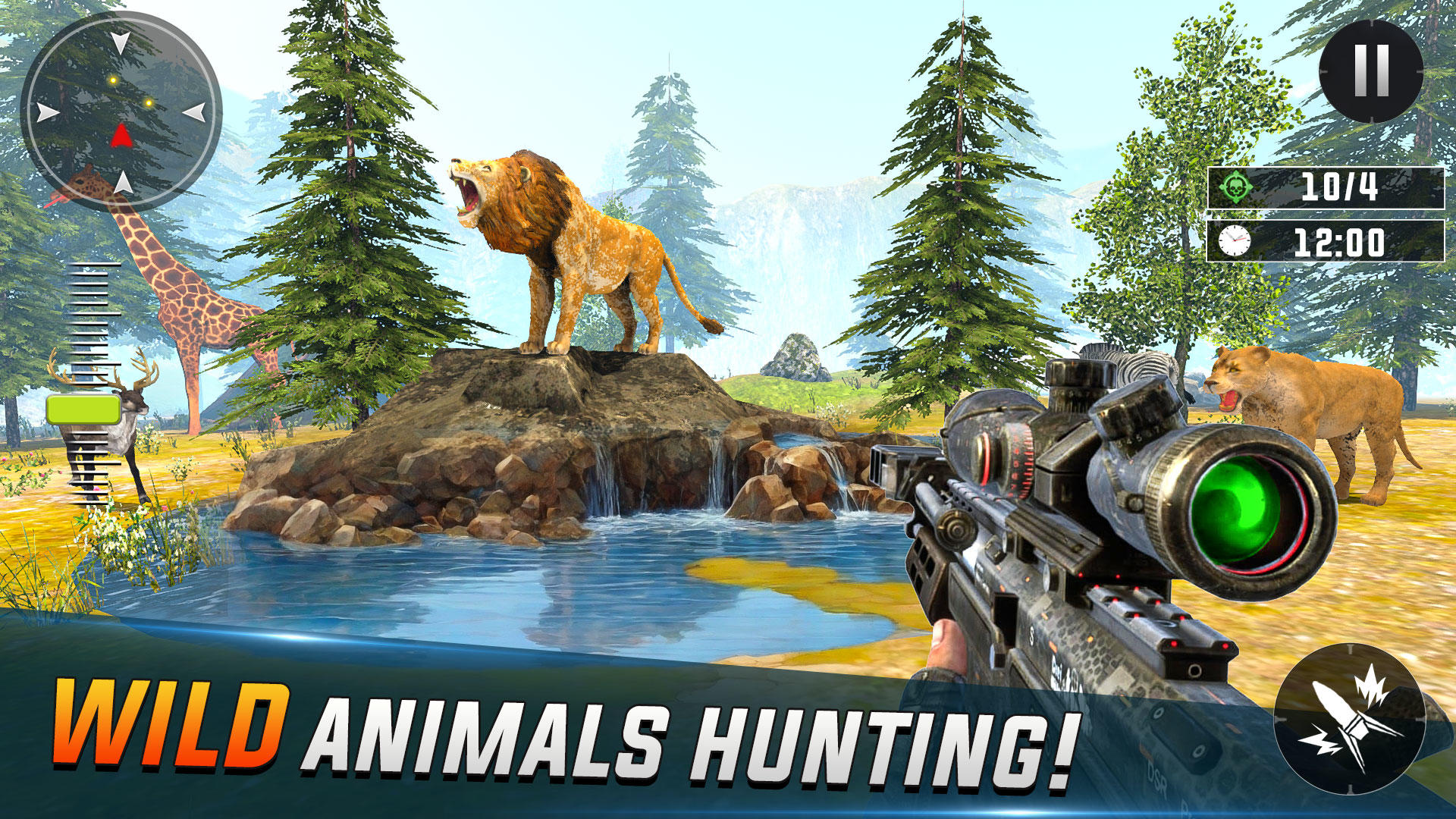 Sniper Animal Hunting Games 3D ภาพหน้าจอเกม