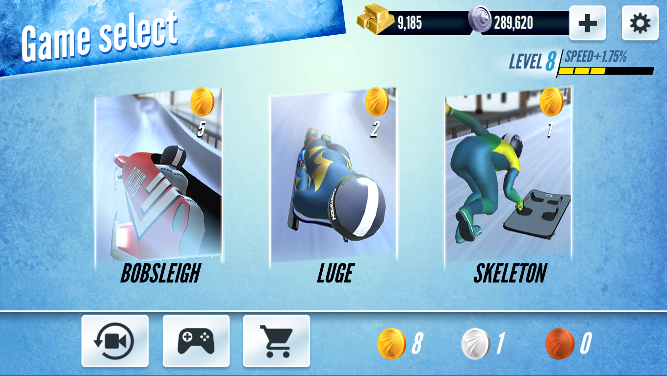 Sleigh Champion  Winter sports Game Screenshot