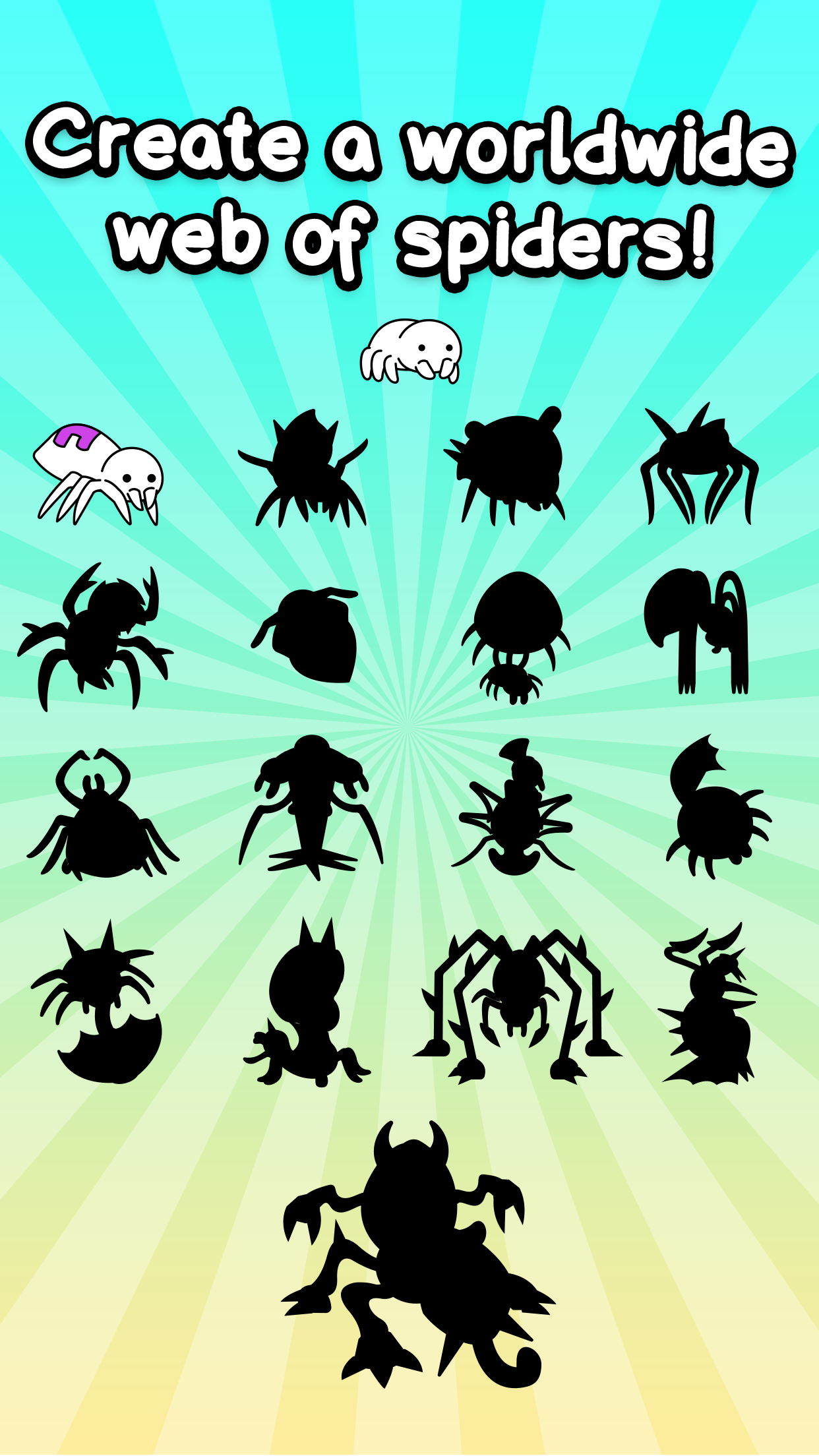 Spider Evolution - Merge & Create Mutant Bugsのキャプチャ