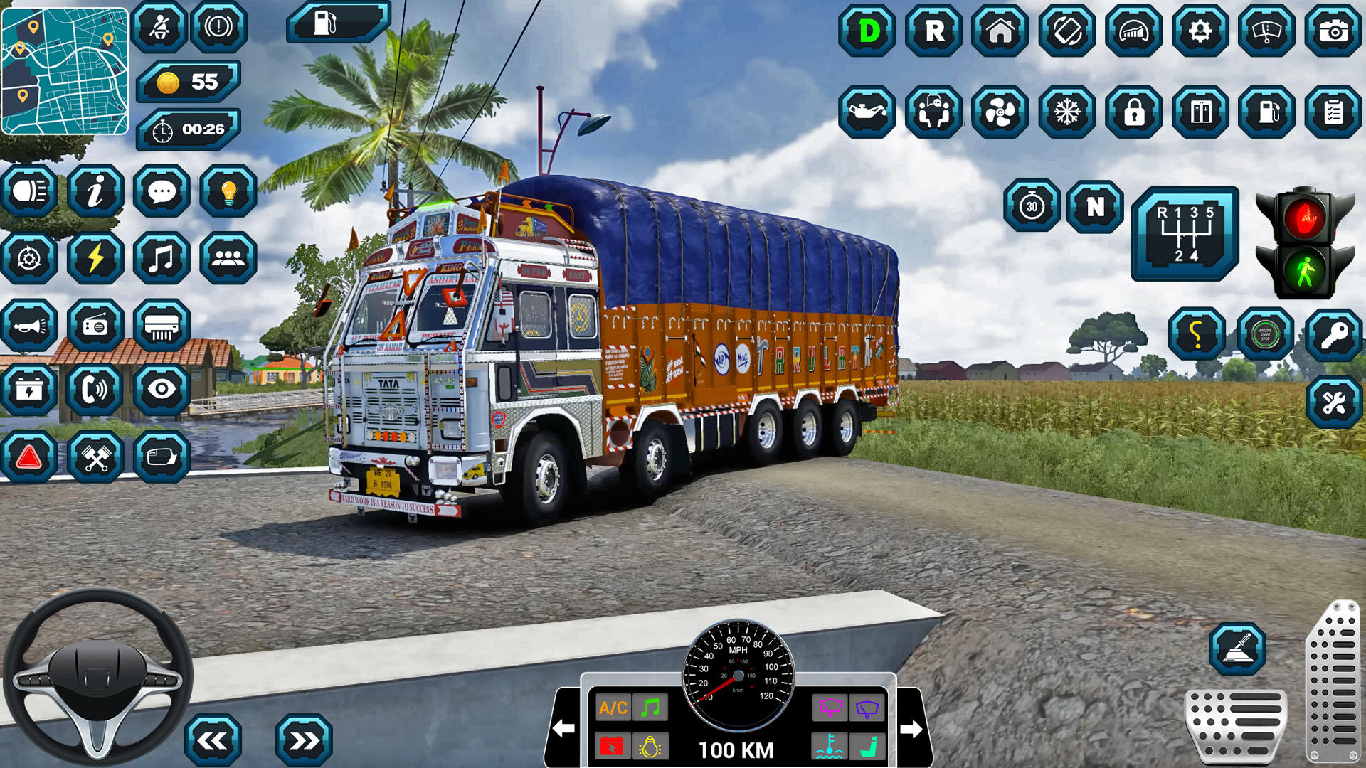 Indian Cargo 3D Truck Game ภาพหน้าจอเกม