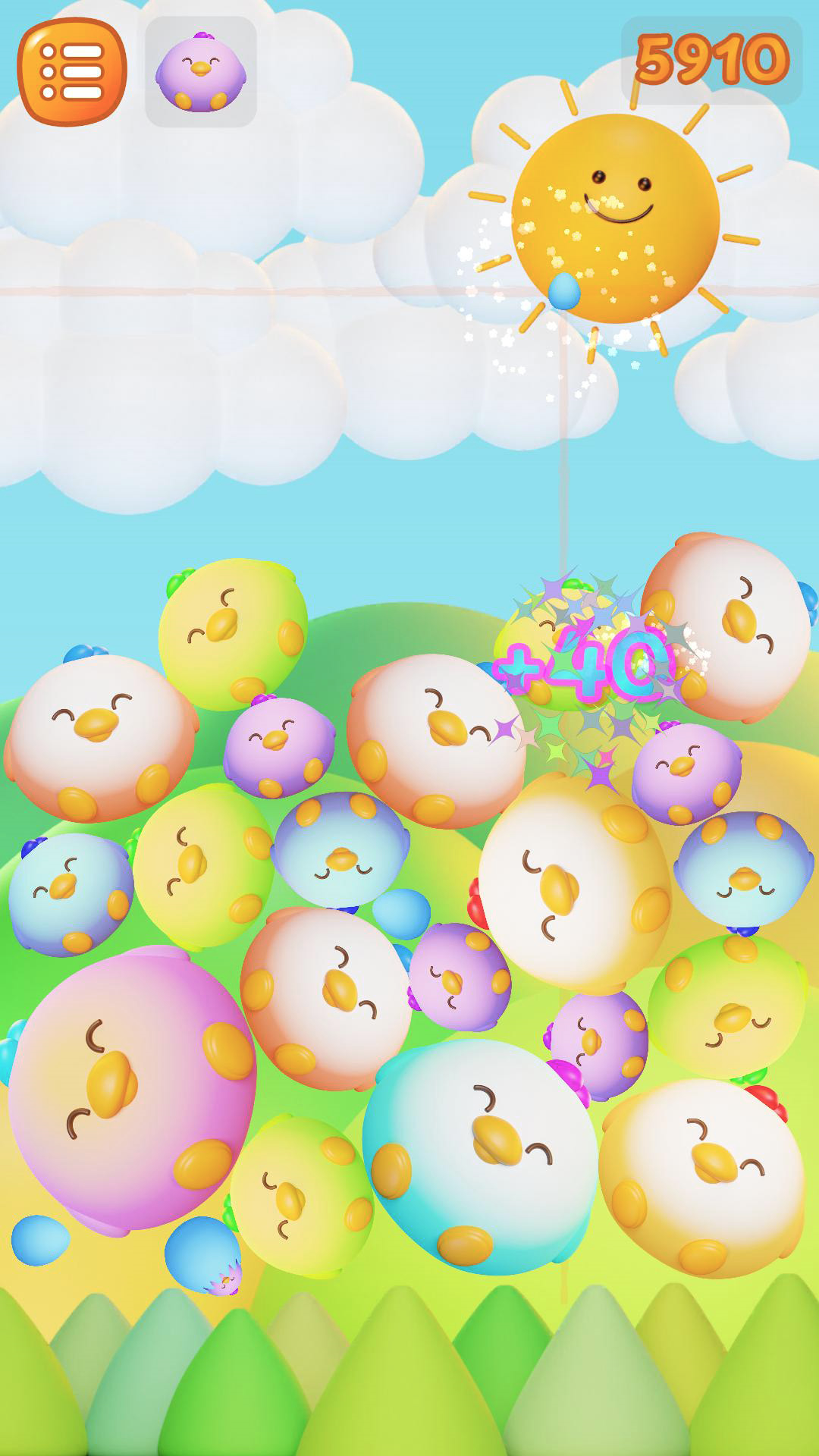 Chicky Pop ゲームのスクリーンショット