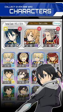SWORD ART ONLINE;Memory Defrag Game Screenshot