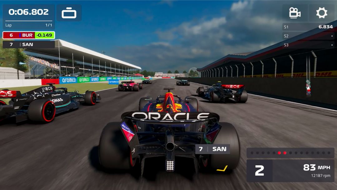 F1 Mobile Racing 게임 스크린 샷