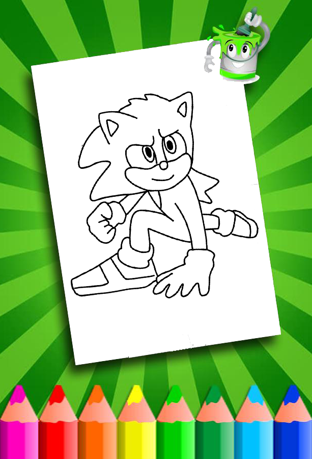 Screenshot of Soni Coloring Boom Hedgehogs