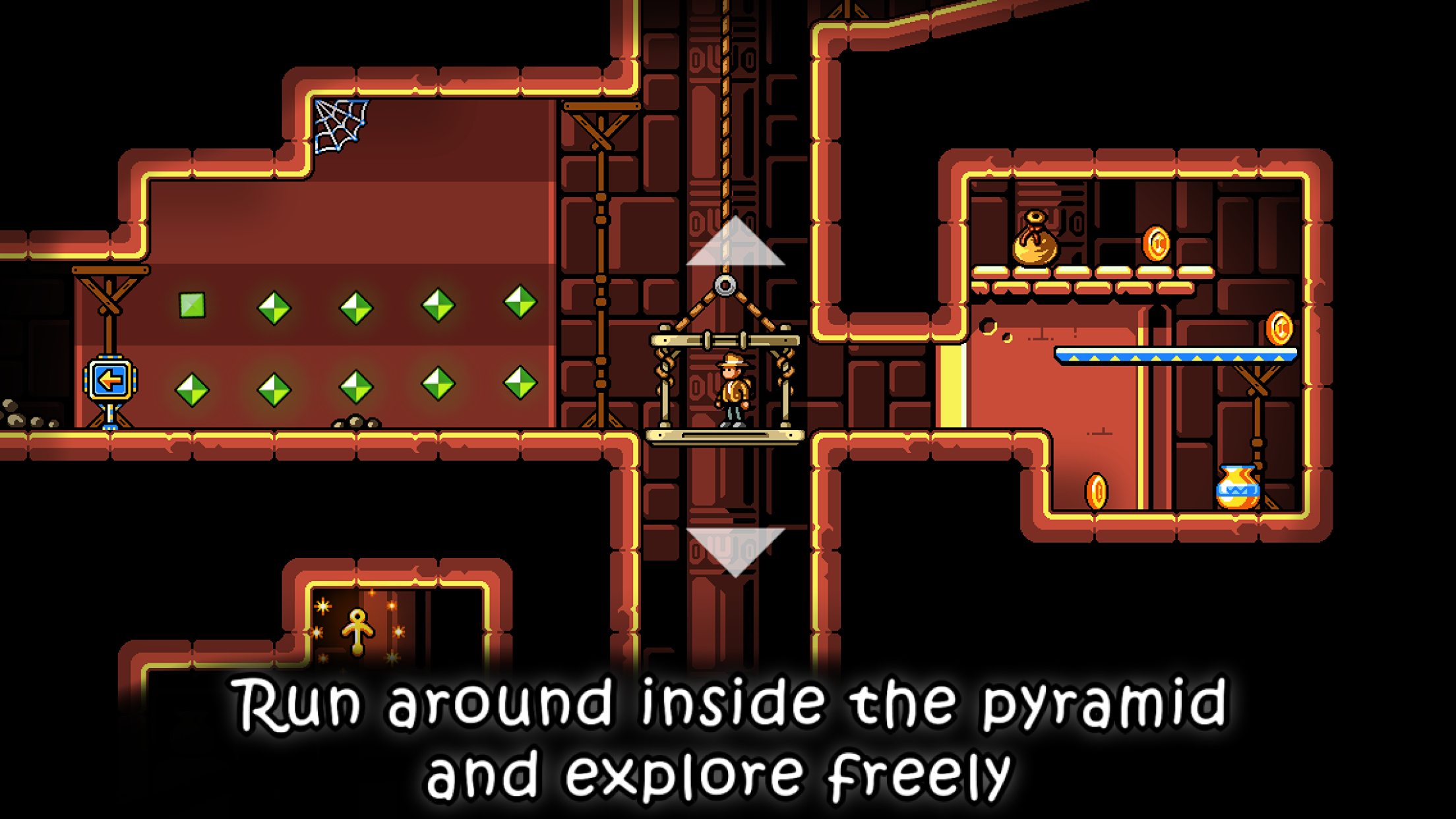 Traps n' Gemstones Game Screenshot