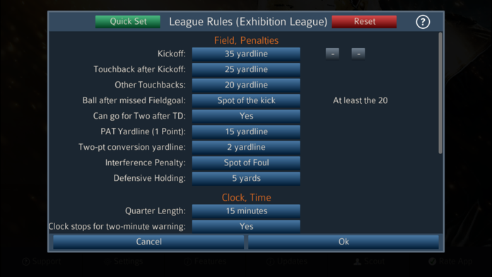 Pro Strategy Football 2020 Game Screenshot