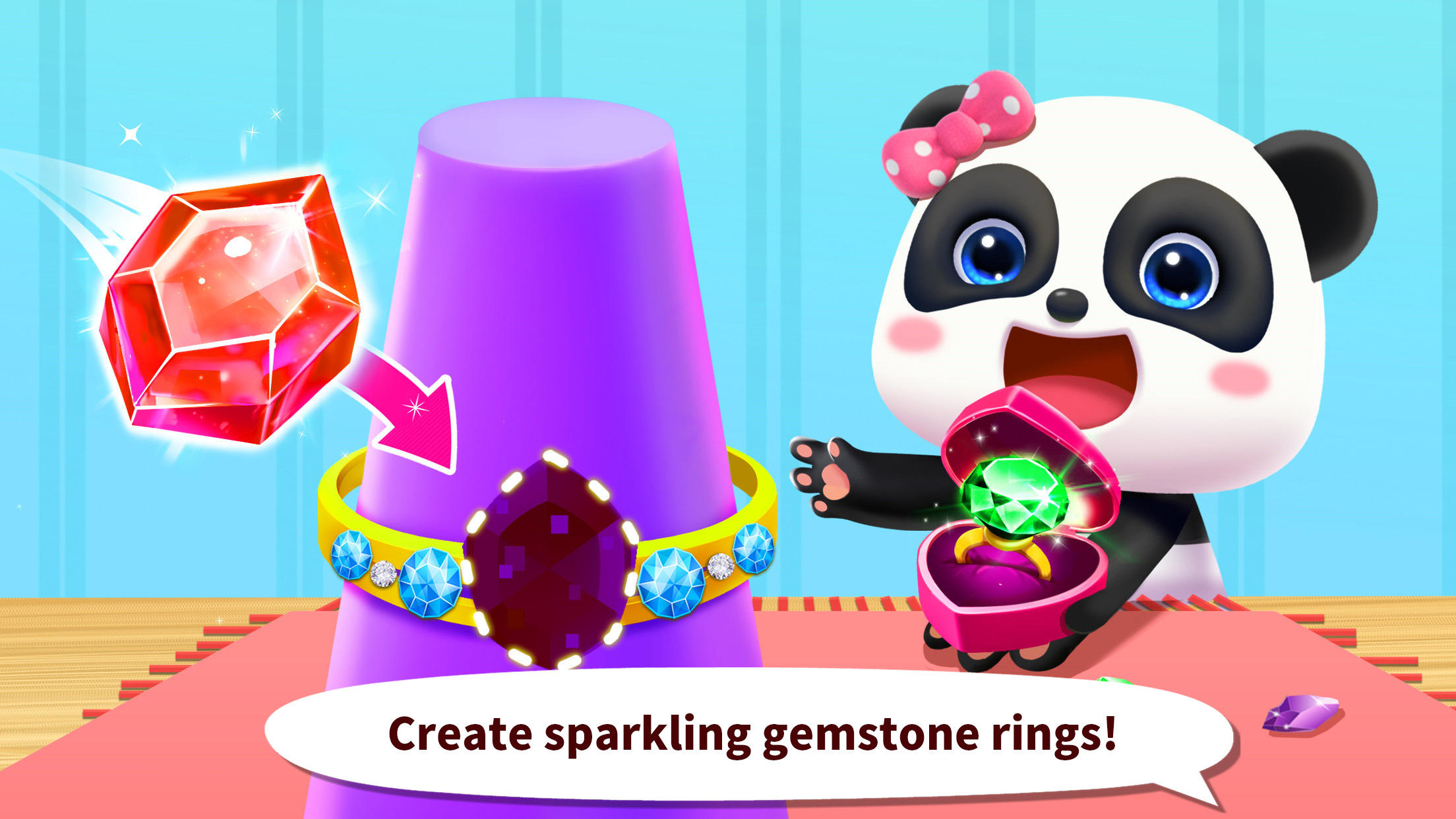 Cuplikan Layar Game Baby Panda's Fashion Dress Up