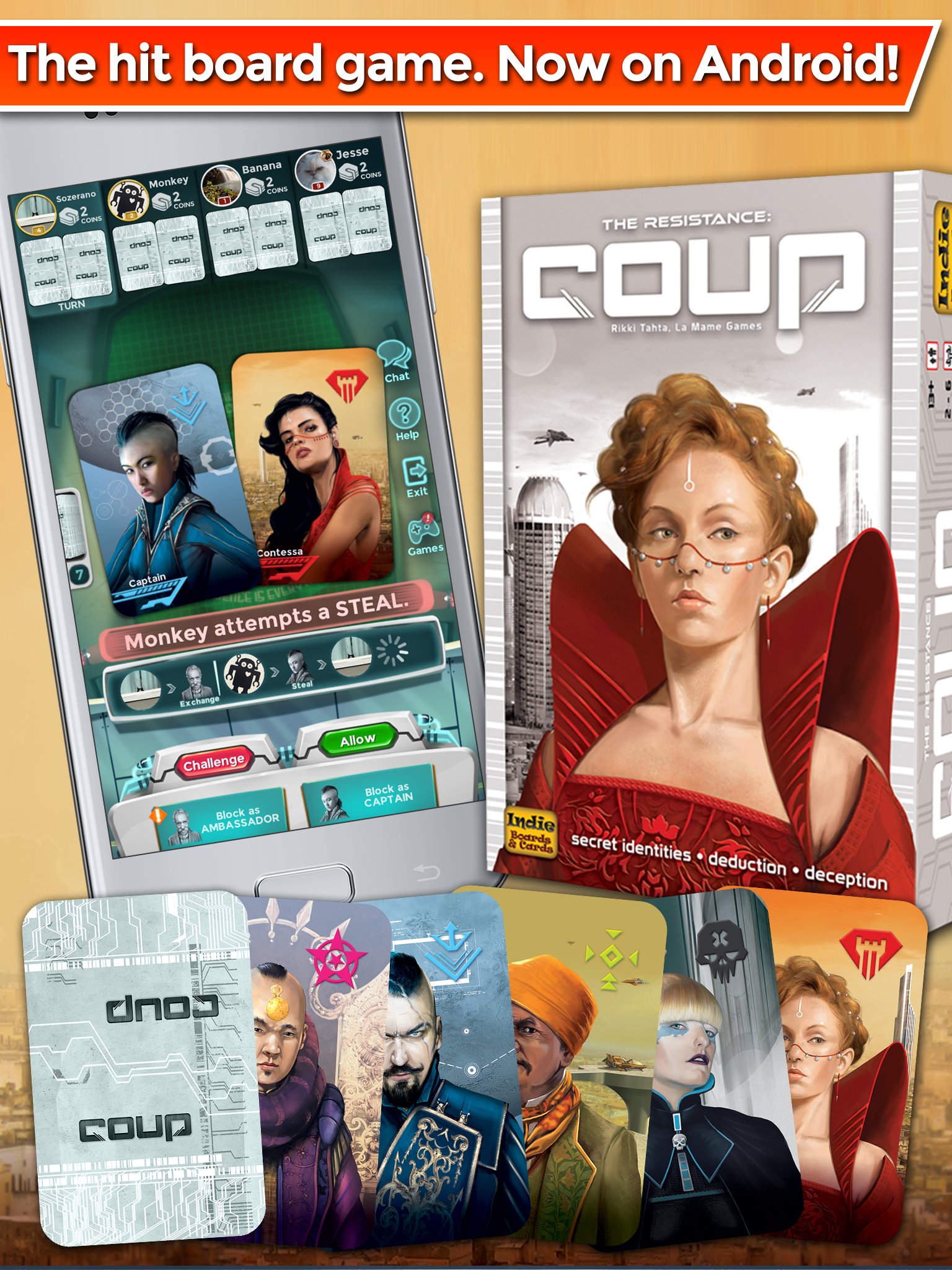 Coup Game Screenshot