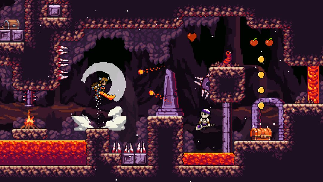 Apple Knight Action Platformer screenshot game