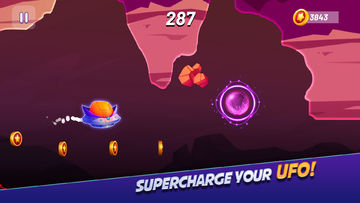 Flying UFO Game Screenshot