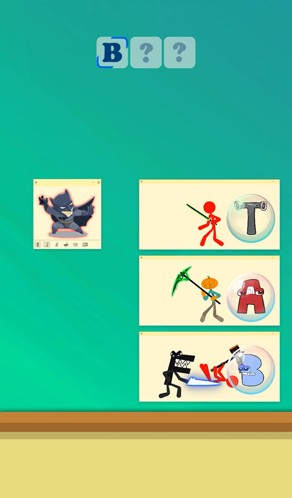 Tower Battle: Alphabet Connect Game Screenshot