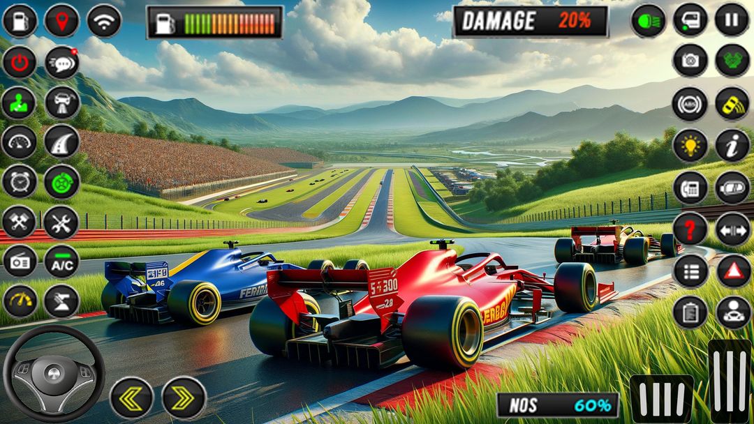 方程式赛车比赛：賽車遊戲遊戲截圖