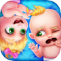 Newborn Baby Angry Twins