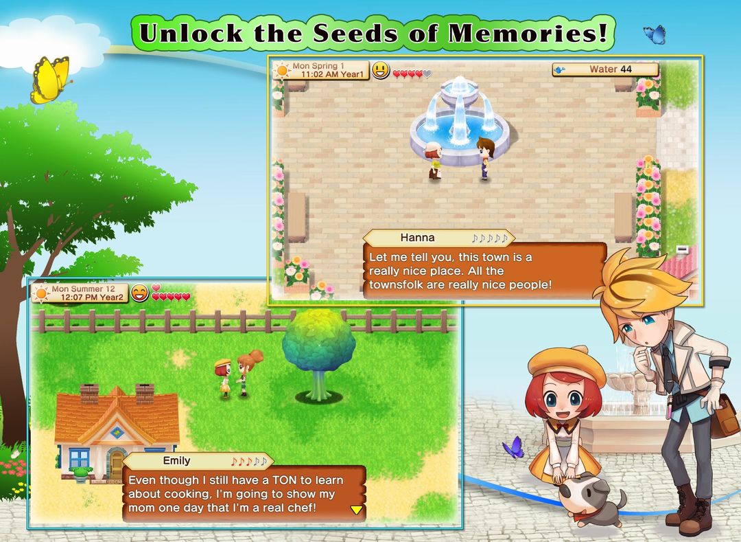 Screenshot of HARVEST MOON:Seeds Of Memories