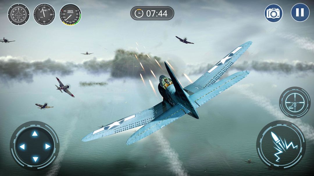 Screenshot of Skyward War - Mobile Thunder Aircraft Battle Games