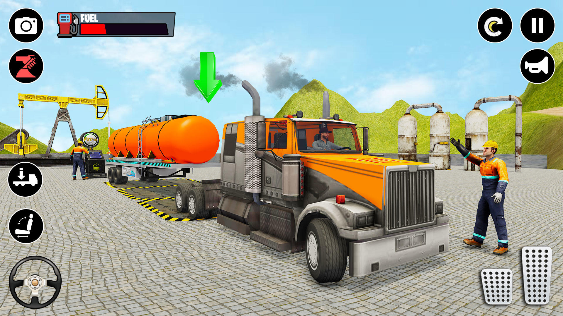 Скриншот игры Oil Tanker: Truck Driving Game