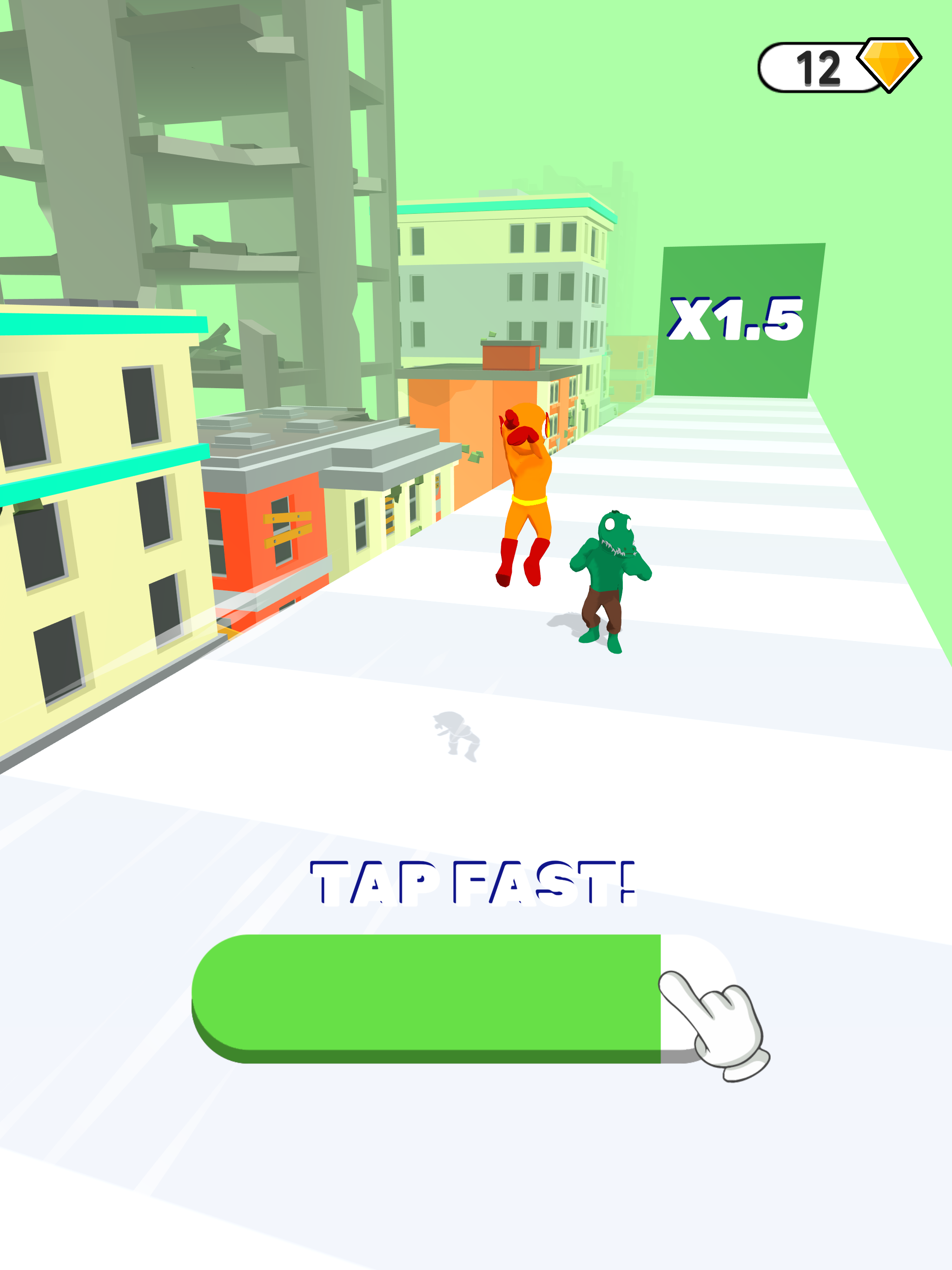 Скриншот игры Super Hero Run 3D