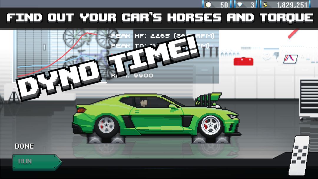 Pixel Car Racer ภาพหน้าจอเกม