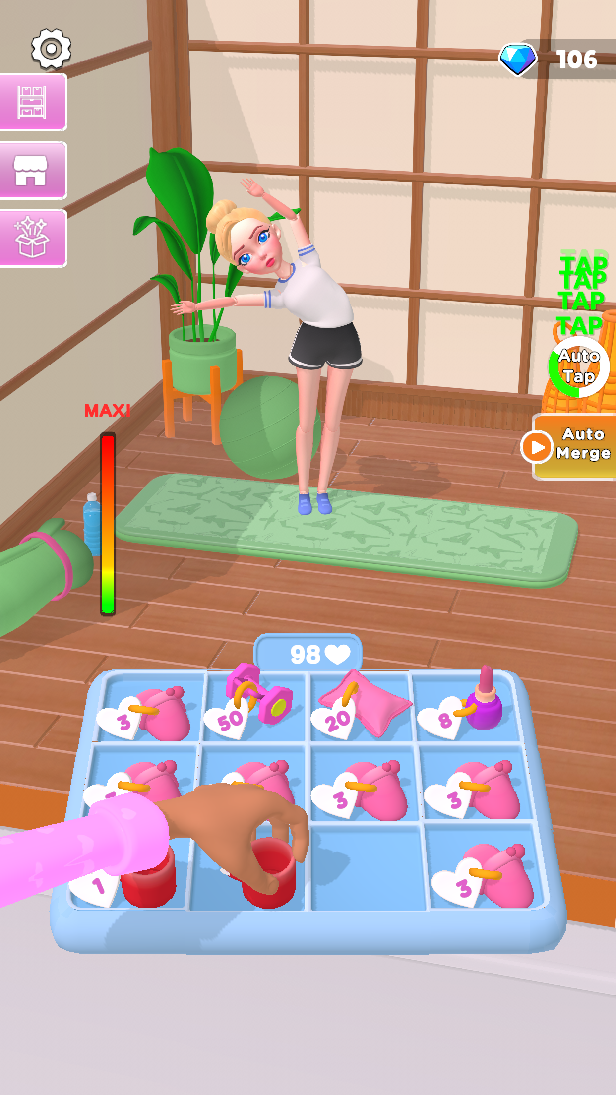 Pink Star: Fashion Merge Game Screenshot