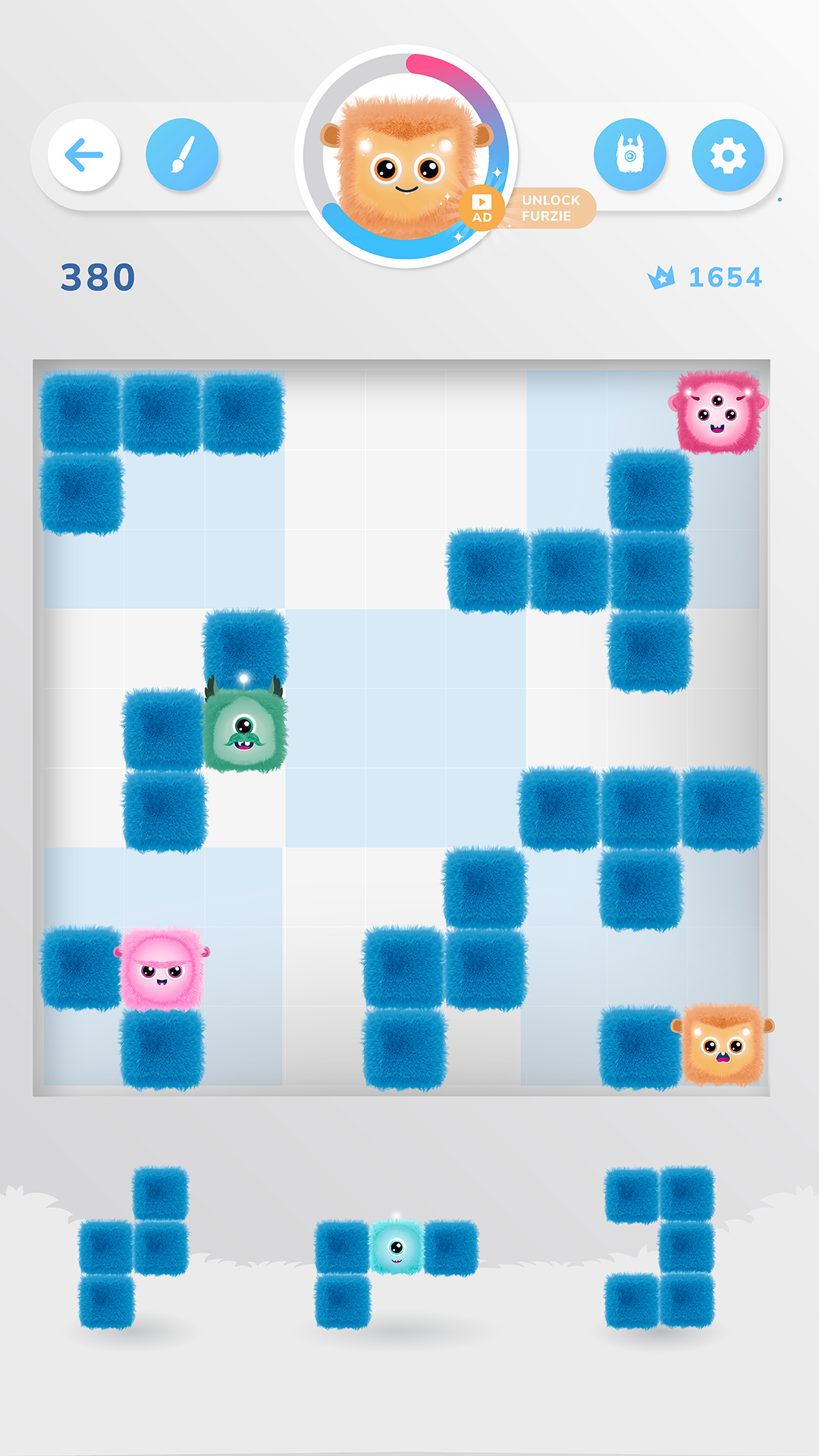 Screenshot 8 of Furzies: Mergedoku 